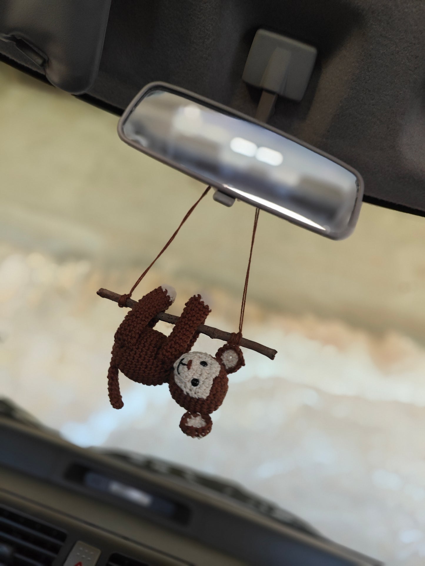 Monkey car hanging