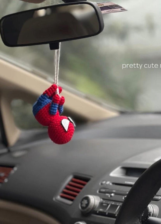 Spiderman car hanging