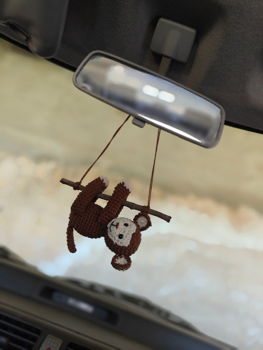 Monkey car hanging